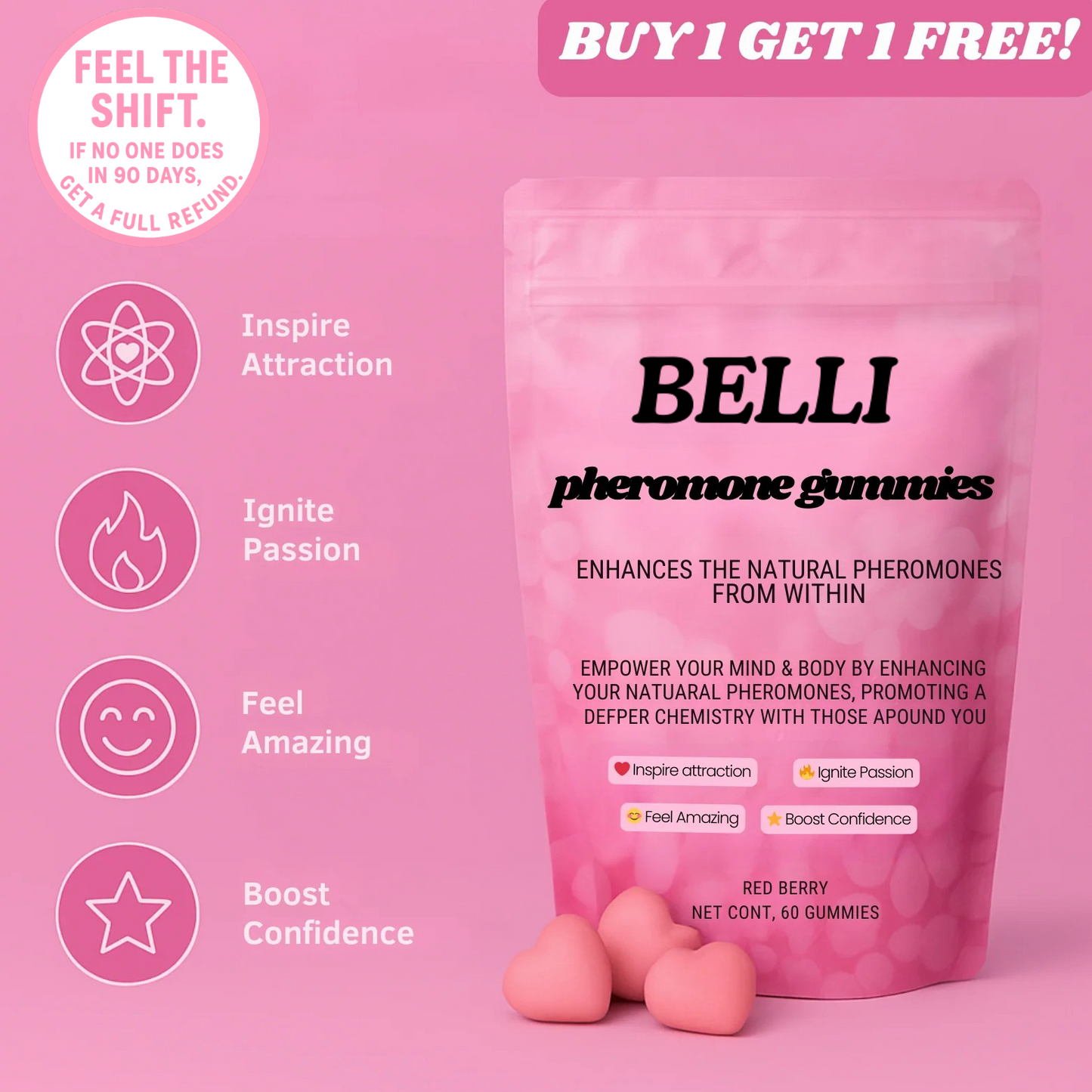 BELLI Pheromone Gummies